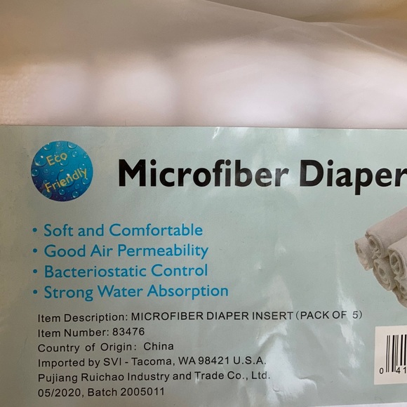Bundle of two 5 packs Microfiber Diaper inserts - Picture 2 of 4